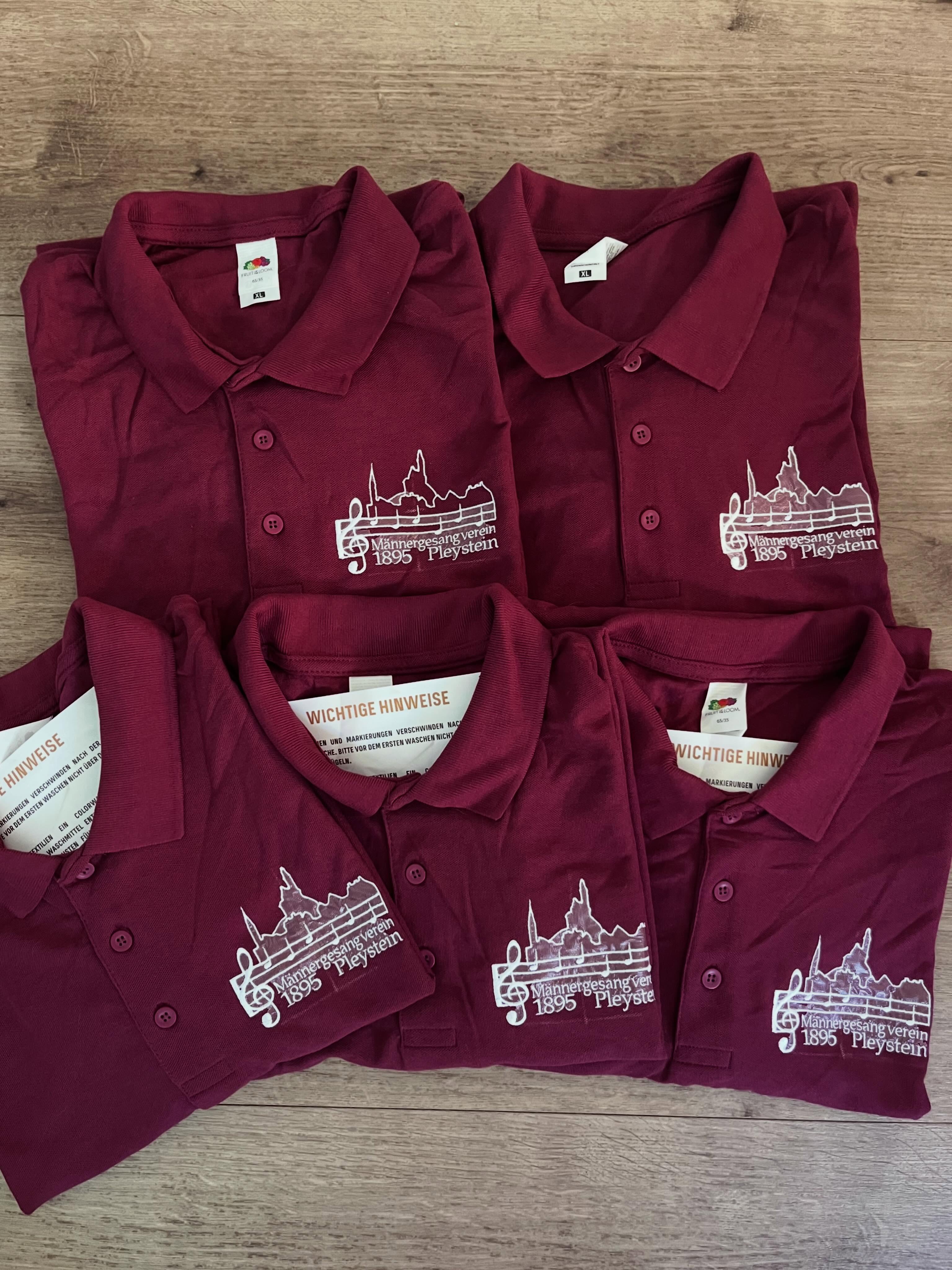 Über 60 Poloshirts für den @mgv_pleystein_130jahre_fest ✨
